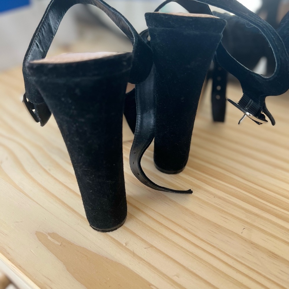 Steve Madden Velvet Black High Heels- Jessica Rabbit